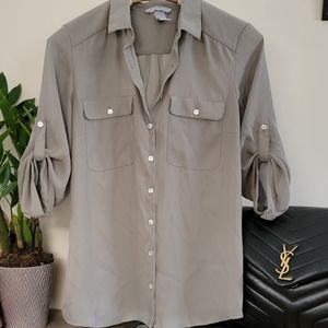 Grey H&M Blouse